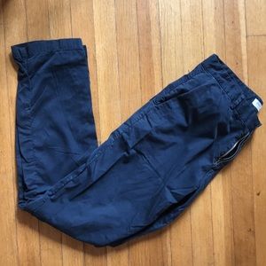 Apolis Global Citizen navy blue cotton chinos 31